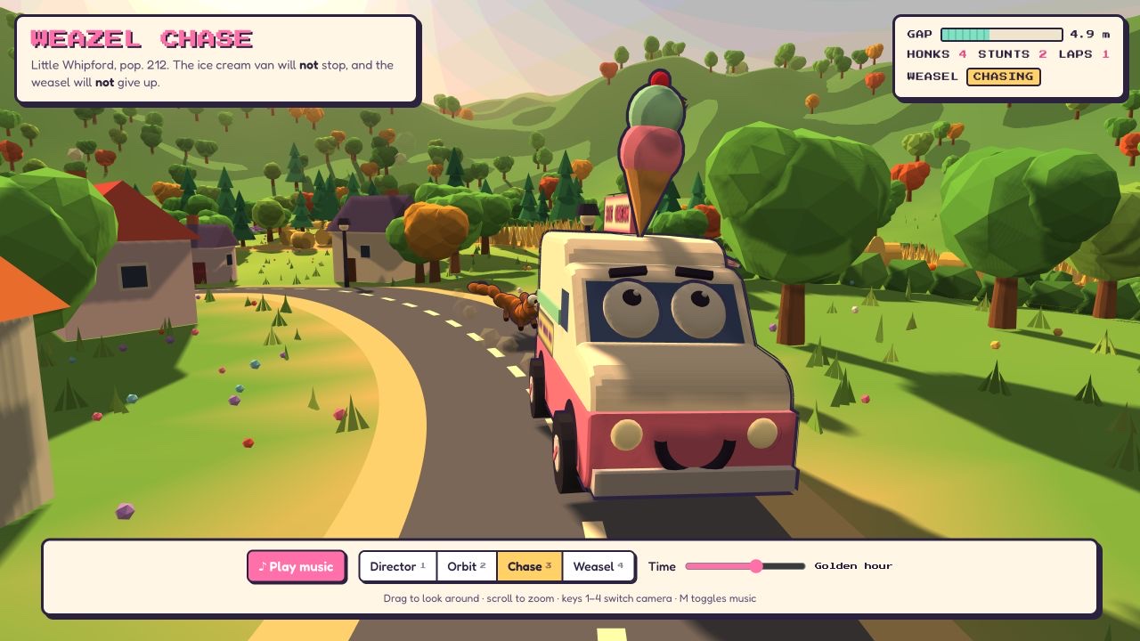 Actual frame from Weazel Chase Little Whipford.